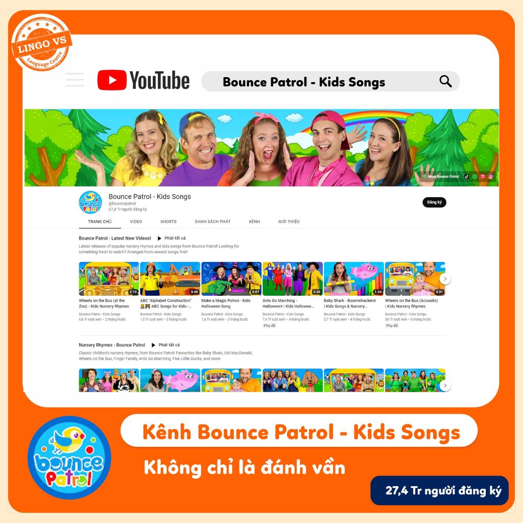  5 kênh youtube giúp trẻ luyện Tiếng Anh